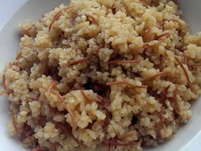 Şehriyeli Bulgur Pilavı